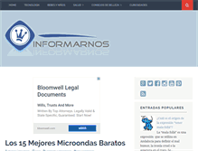 Tablet Screenshot of informarnos.com